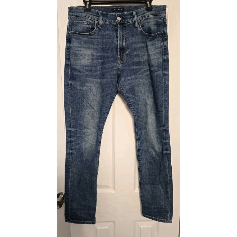 Lucky Brand Jeans Mens 32x32 (32x30) Blue Athletic Slim Fit 412 Denim Stretch